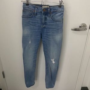 Madewell 9-Inch Destructed High Waist Skinny 2